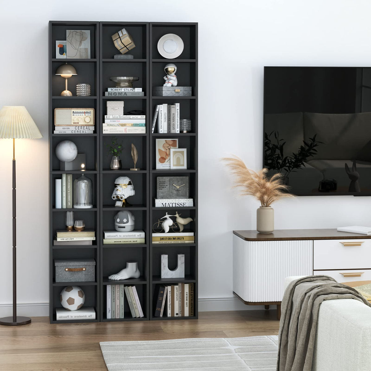 8-Tier Narrow Bookshelf M144156