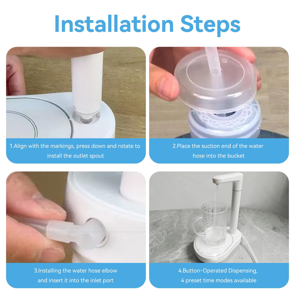Automatic Countertop Water Dispenser for 5 Gallon Bottle T796