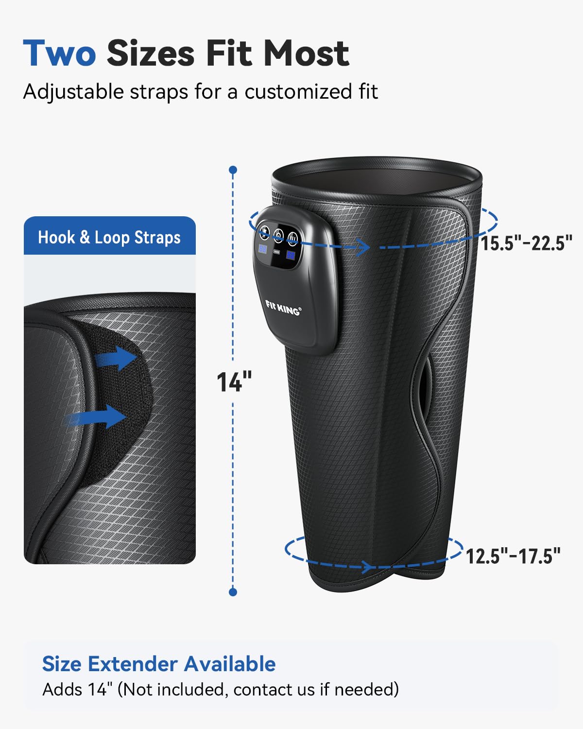 Cordless Rechargeable Leg Compression Massager Y83902