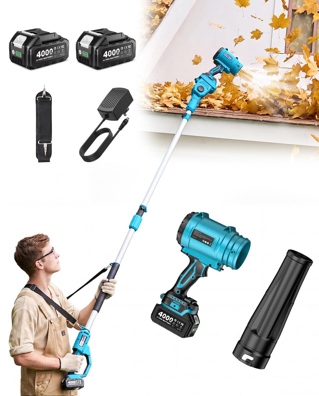 Cordless Leaf Blower 700CFM/200MPH R8051