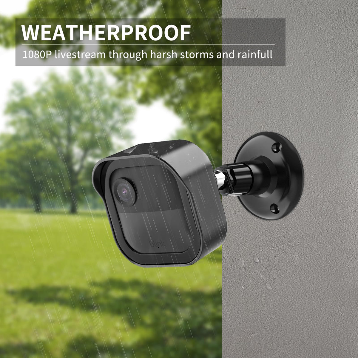 Black 2 Pack Weatherproof Adjustable Camera Mount G634