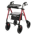 Foldable Rollator Walker with Seat & Tray J7371