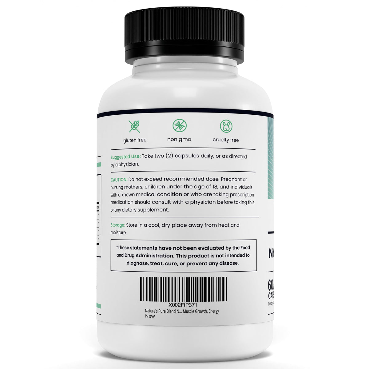 L-Arginine L-Citrulline 1500MG Nitric Oxide Supplements I84781