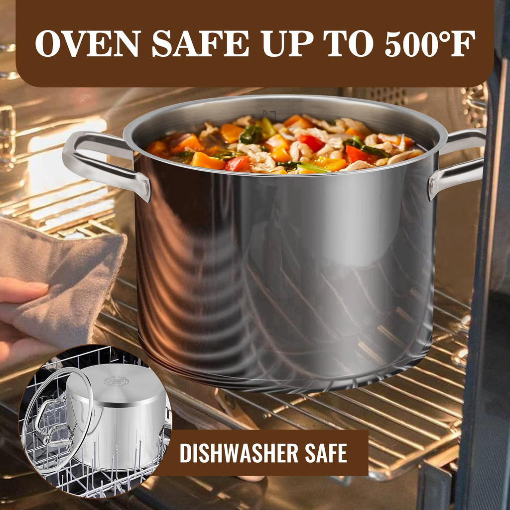 Stainless Steel 8-Quart Stock Pot Z457909