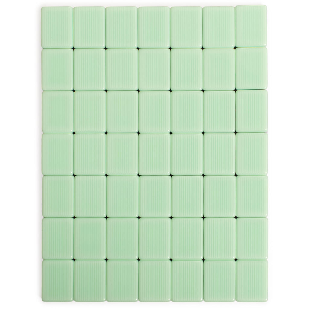 166 Tiles Mahjong Set with Wooden Racks & Pushers, Dice, and Soft Beige Case Q680