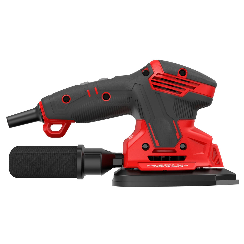 Corded Detail Sander with 2 Attachments and Dust Bag L165
