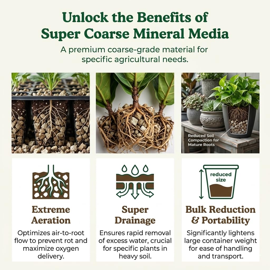 Horticultural Super Coarse Vermiculite 4 Cubic Feet T92360