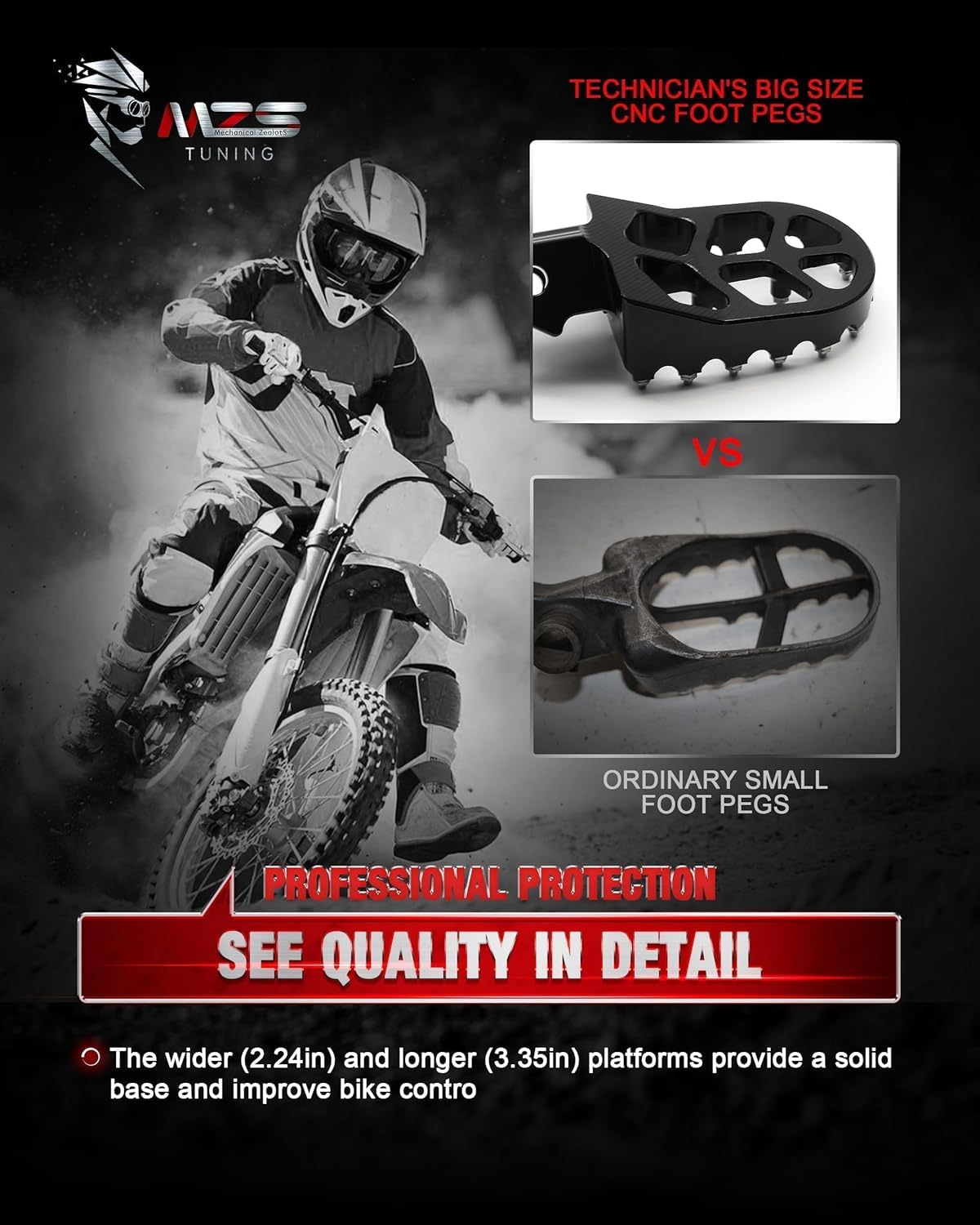 Dirt Bike Foot Pegs C427