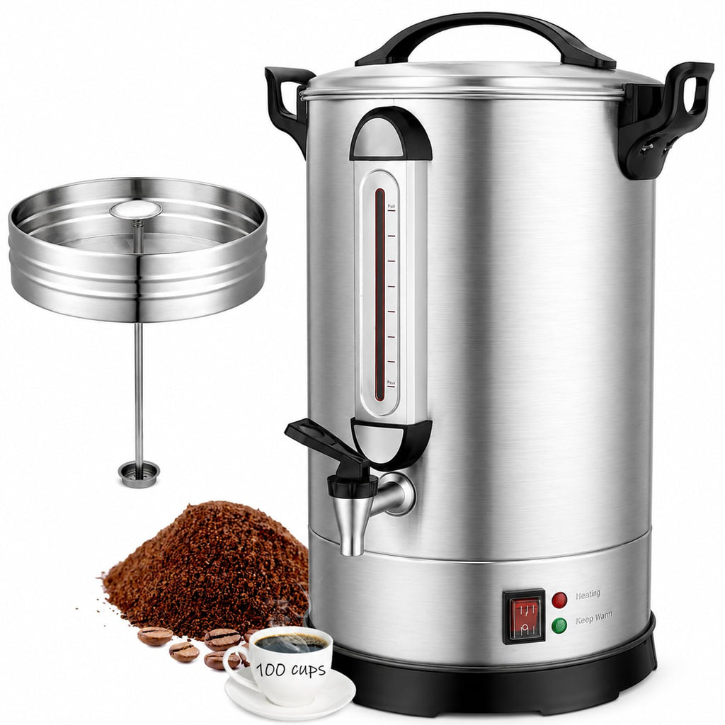 100 Cup Stainless Steel Commercial Coffee Urn Q76864