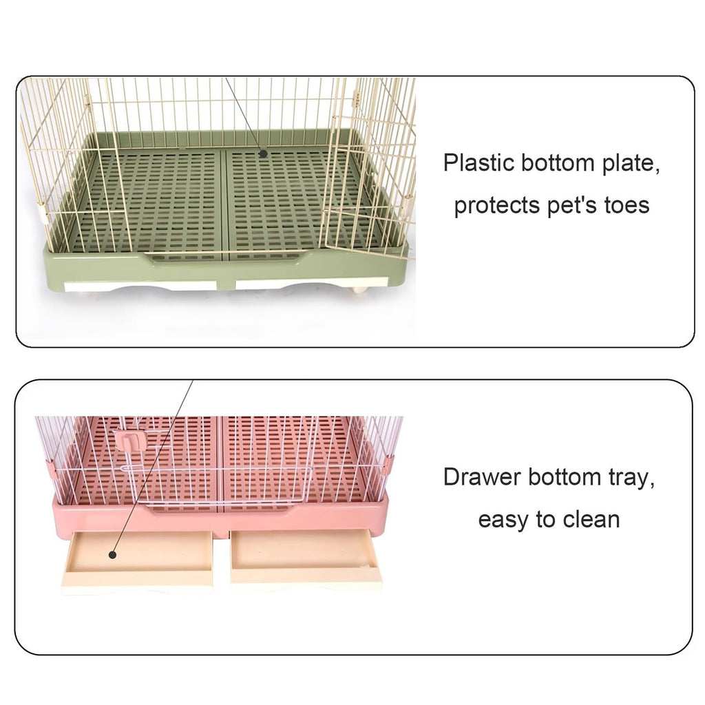 Foldable 4 Tier Detachable Cat Cage with Hammock T321
