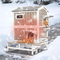 Insulated 2-Story Outdoor Cat House A4000
