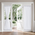 White Sidelight Curtains 2 Panels 26 x 72 inches F616