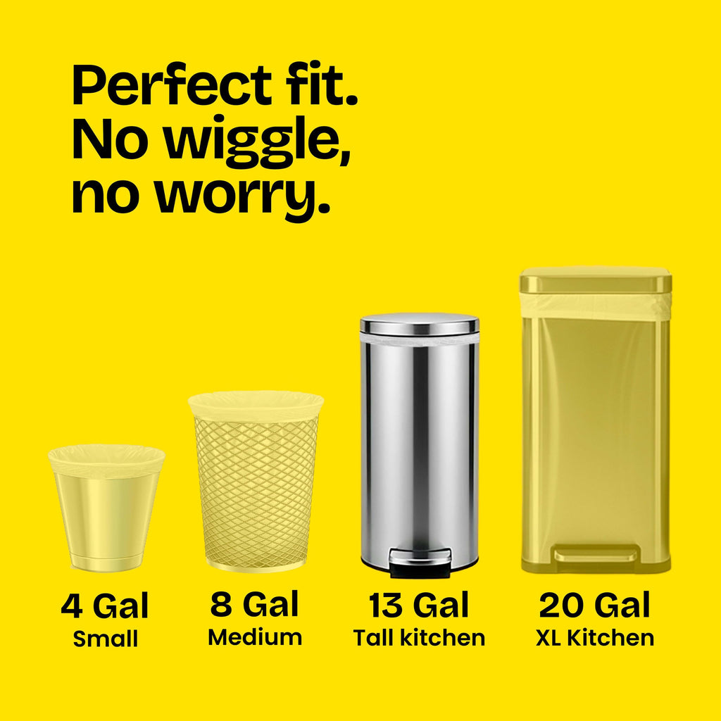 13 Gallon Tall Kitchen Trash Bags 110 Count R4488