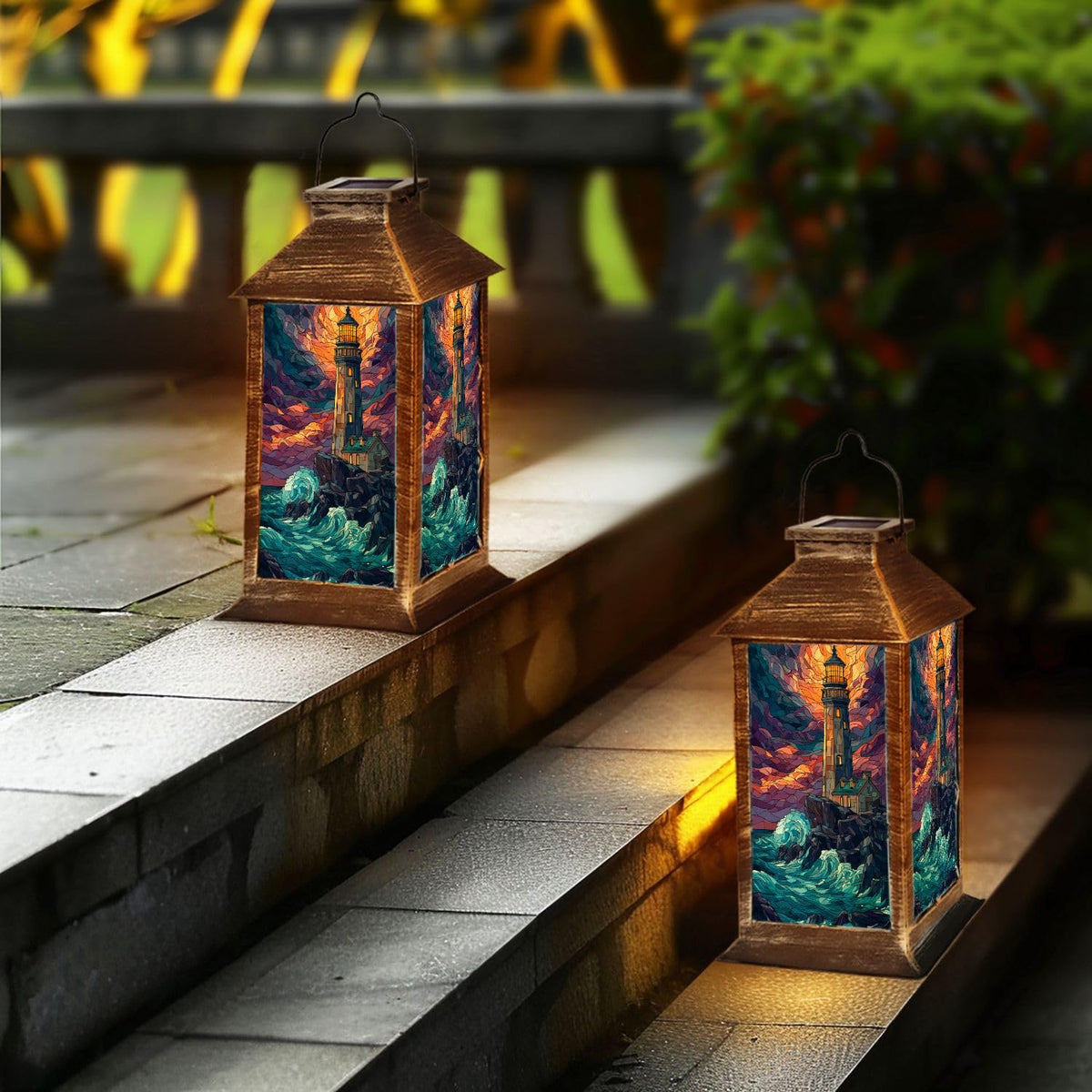 Solar Powered Waterproof Outdoor Hanging Lantern S8881