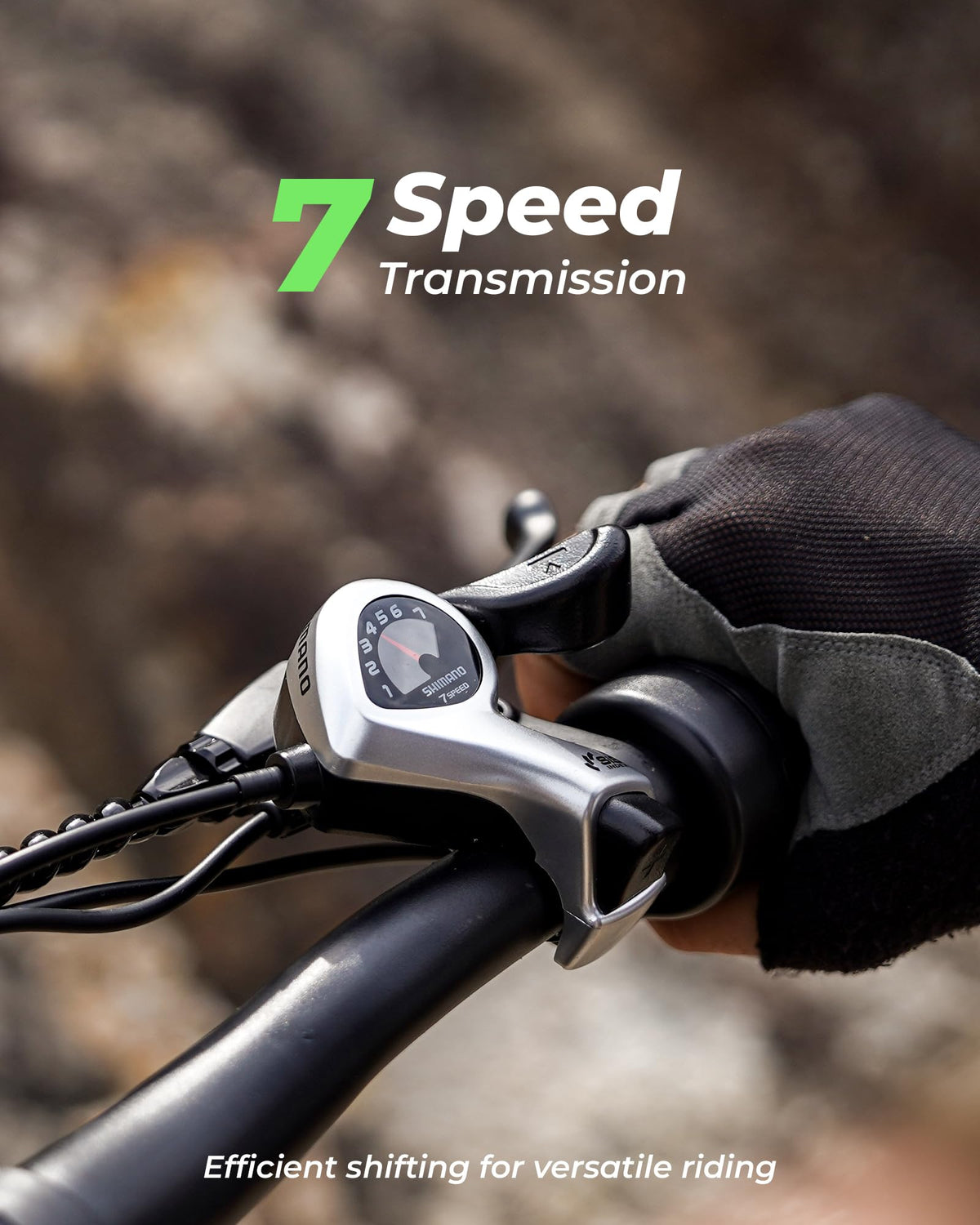 1000W Peak Motor 70 Miles Fat Tire Electric Bike A850