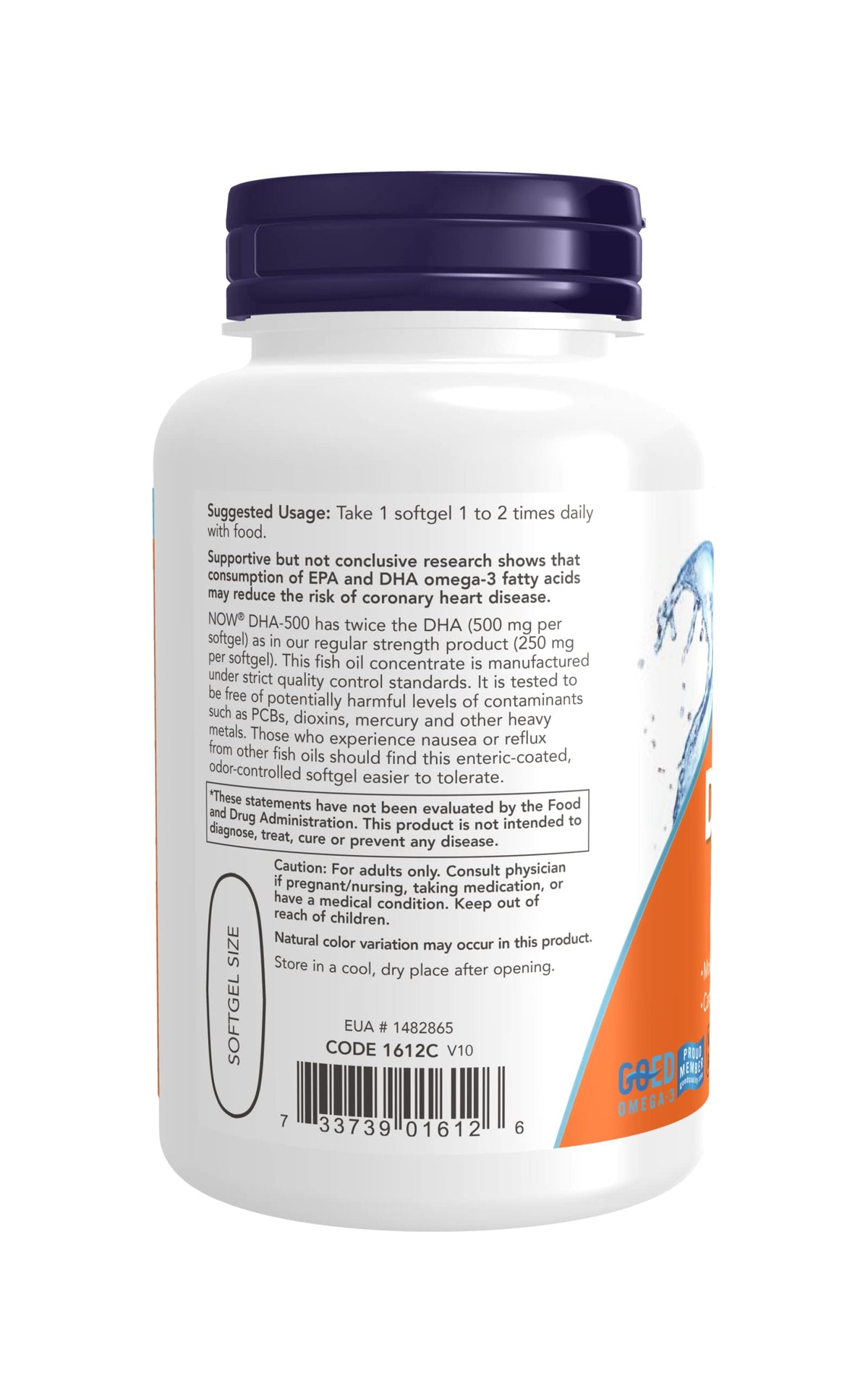 DHA-500 90 Softgels Pack of 2 N4707