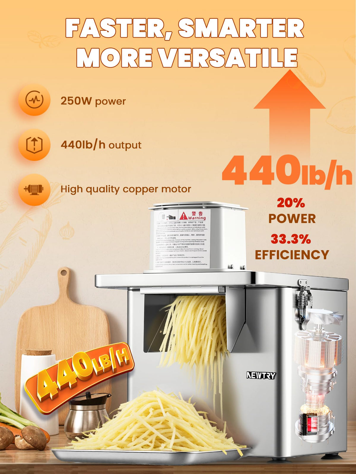4 in 1 Electric Vegetable Processor T57058