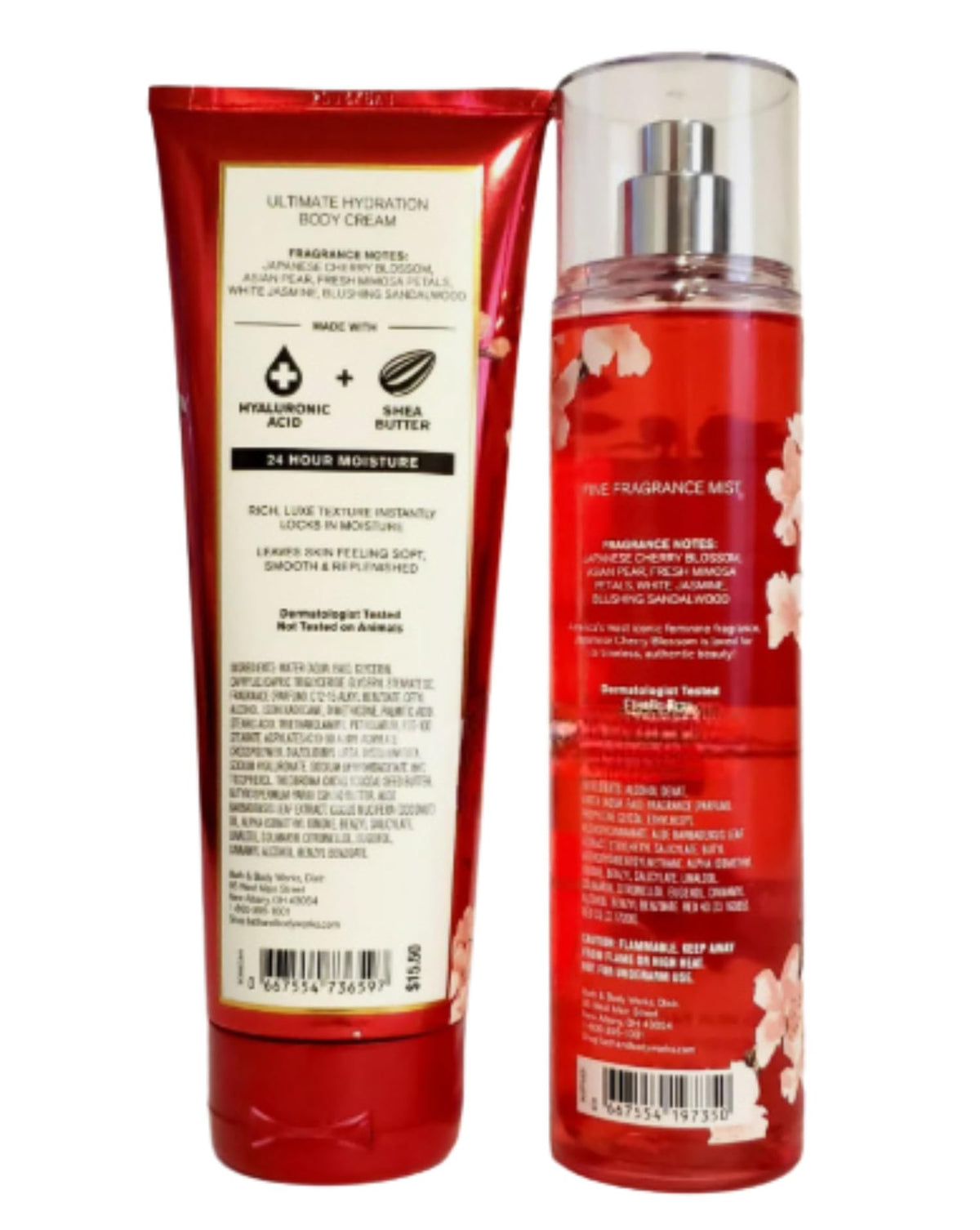 Fine Fragrance Mist & Ultra Shea Body Cream 2 Piece Set 8oz H54836