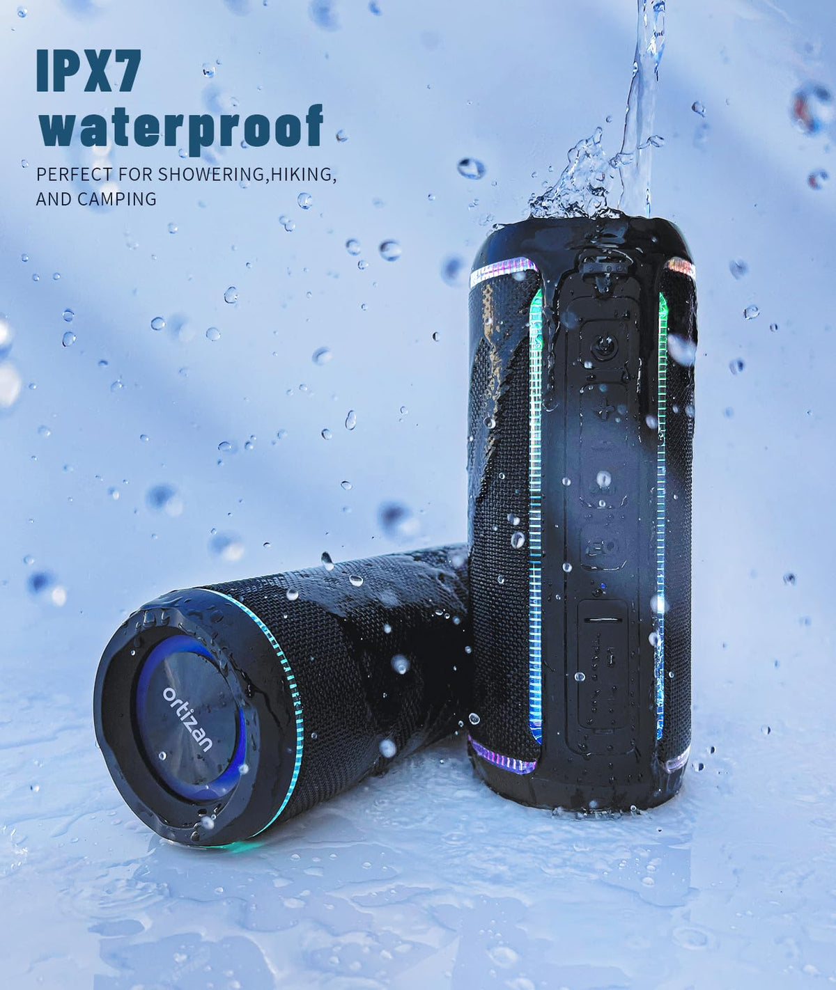 Black Portable Bluetooth Speaker W219