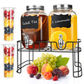 1 Gallon Glass Beverage Dispenser Jars U944296