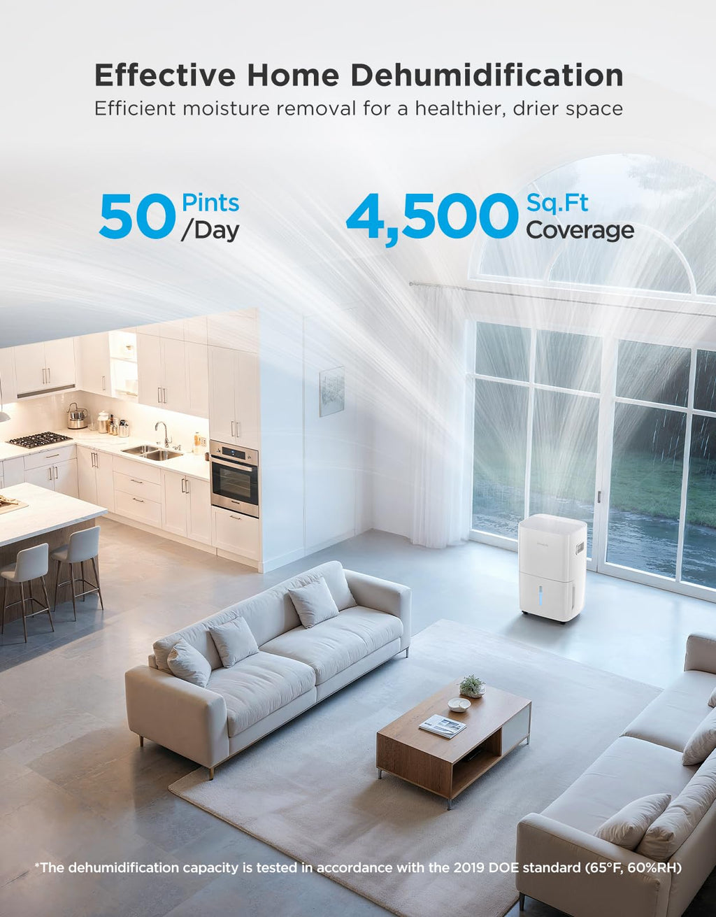 137 Pints Dehumidifier with Pump H9084