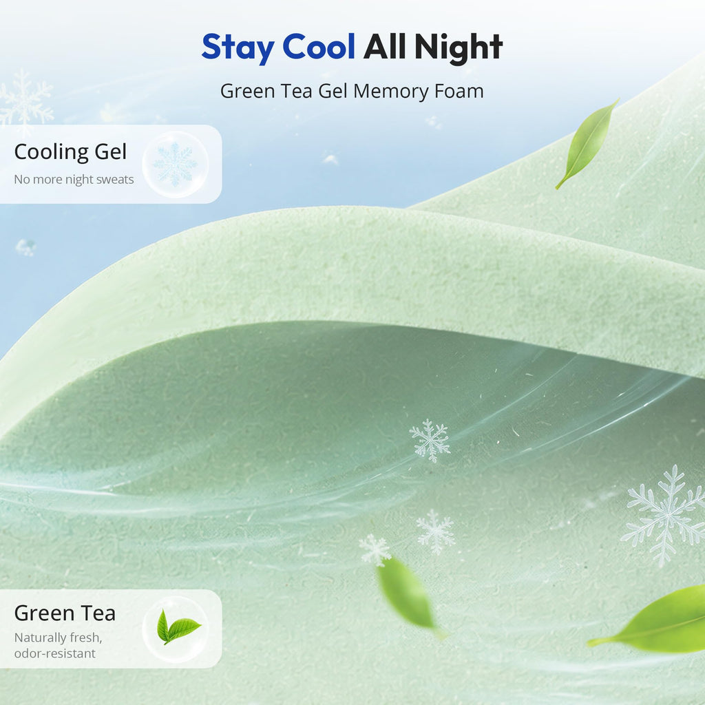 5 Inch Cooling Gel Memory Foam Twin Mattress L148