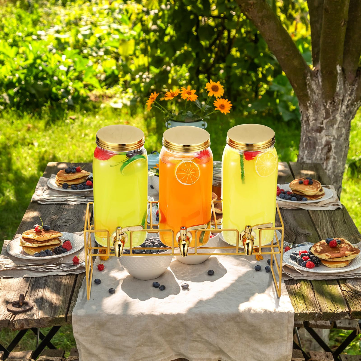 80 oz Glass Beverage Dispenser with Stand N850727