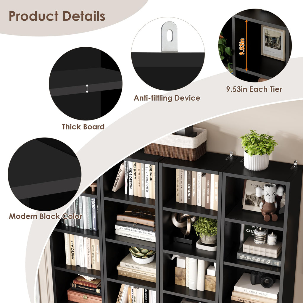 8-Tier Narrow Bookshelf M144156