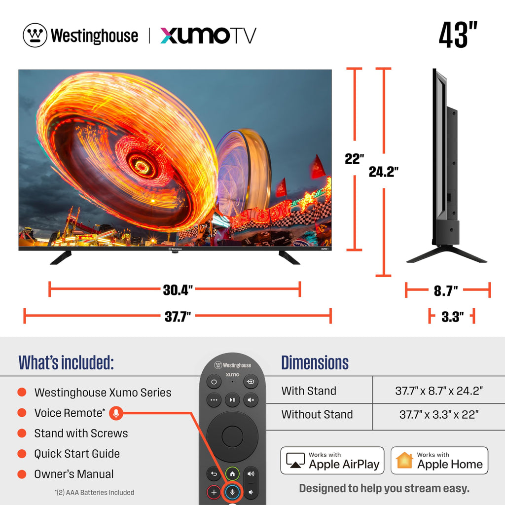 43-inch 4K UHD Smart LED TV C7586