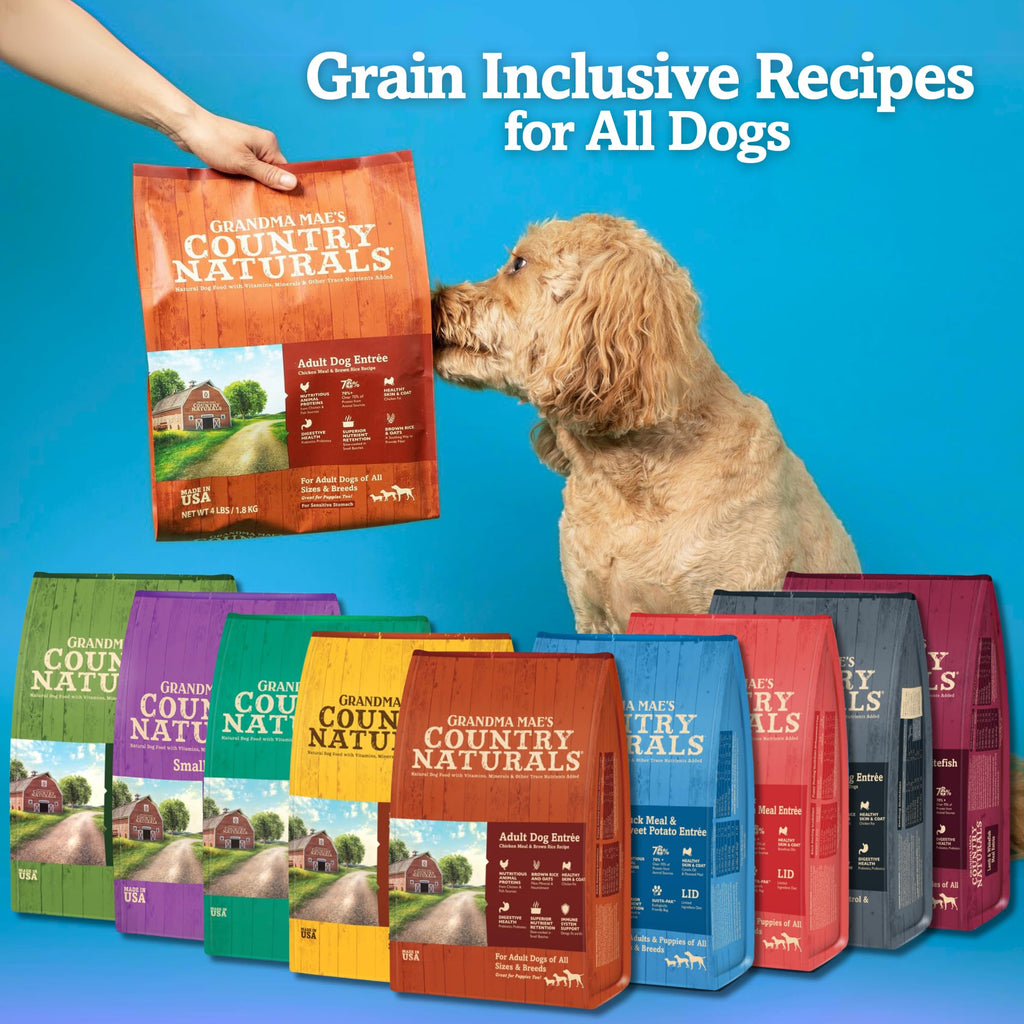Chicken Fish & Brown Rice Dry Dog Food 32 LB Bag X595