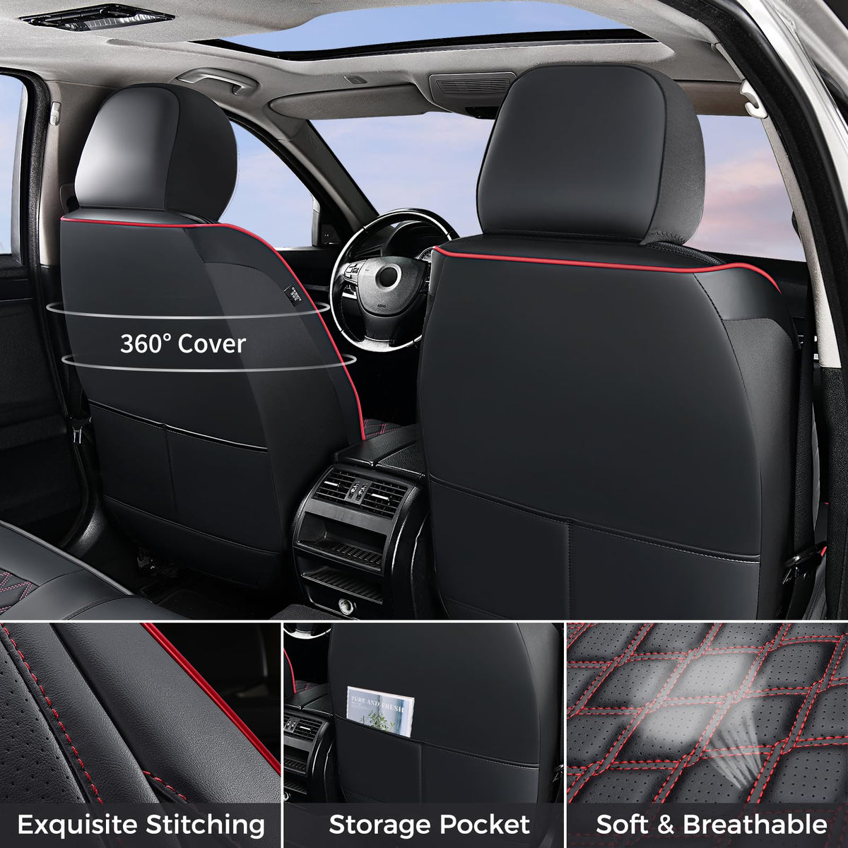 Seat Covers 4 Door Without Rear Cupholder E843