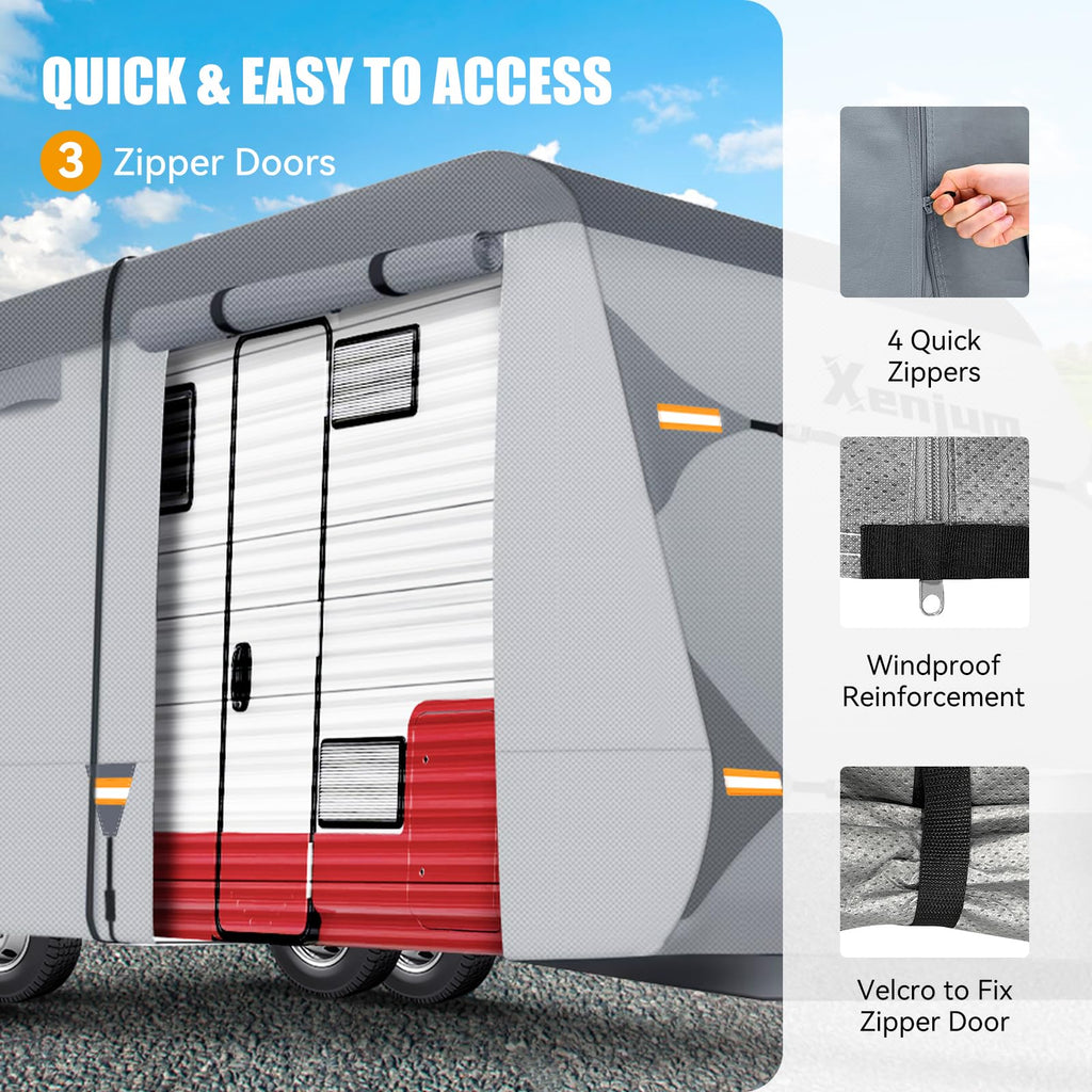 14-16 ft 8 Layers Heavy Duty RV Cover U40221