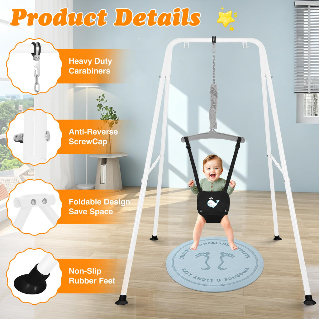 Foldable Baby Jumpers and Bouncers with Yoga Mat U91701