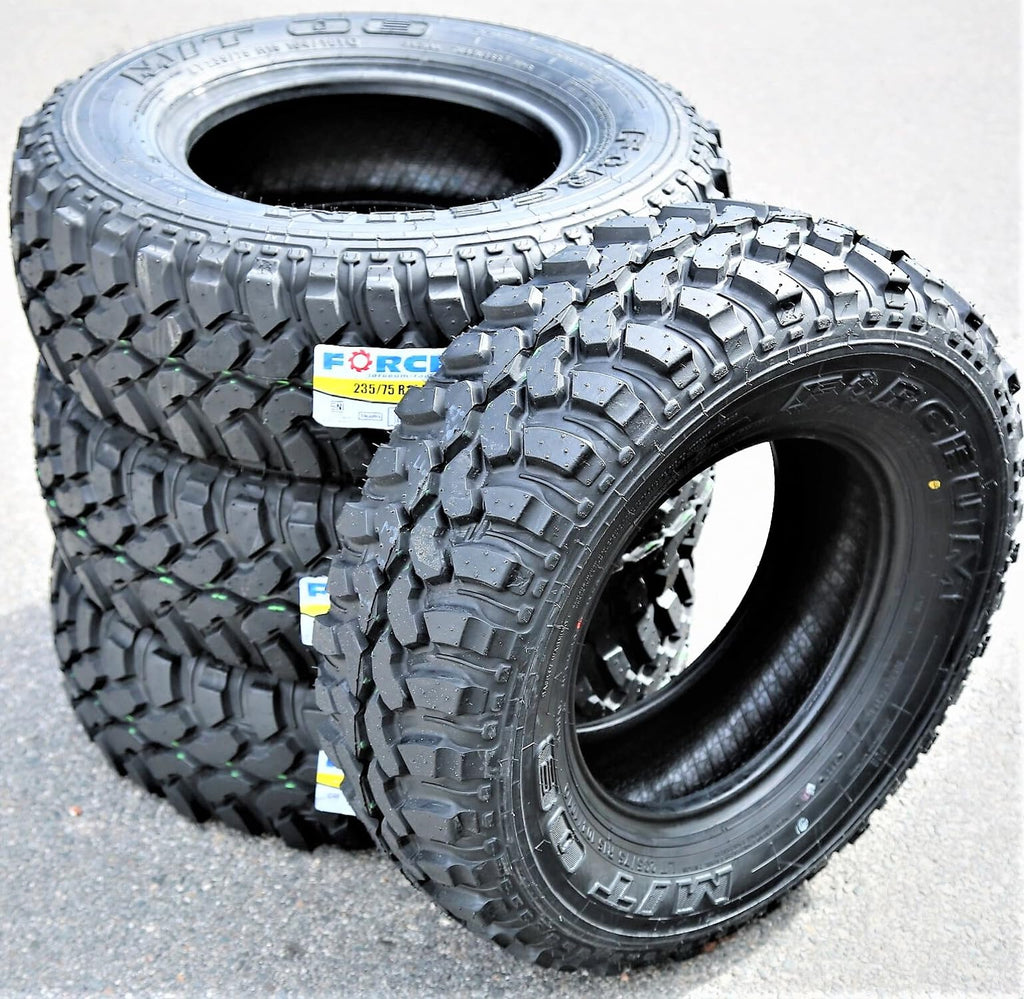 Set of 4 Mud Off-Road Light Truck Radial Tires 235/75R15 6-Ply C529111