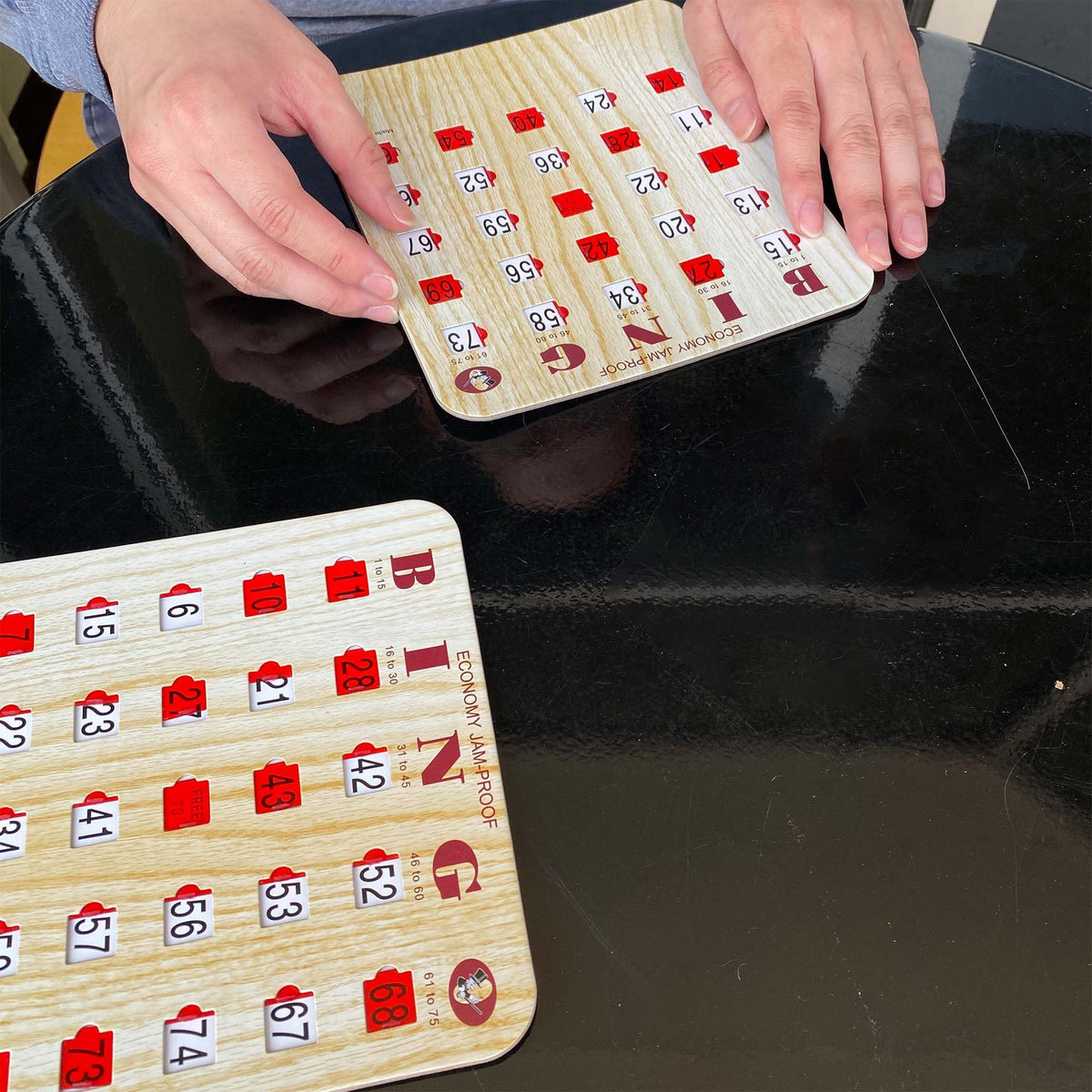 Bingo Cards with Sliding Windows 100 Pack C9238