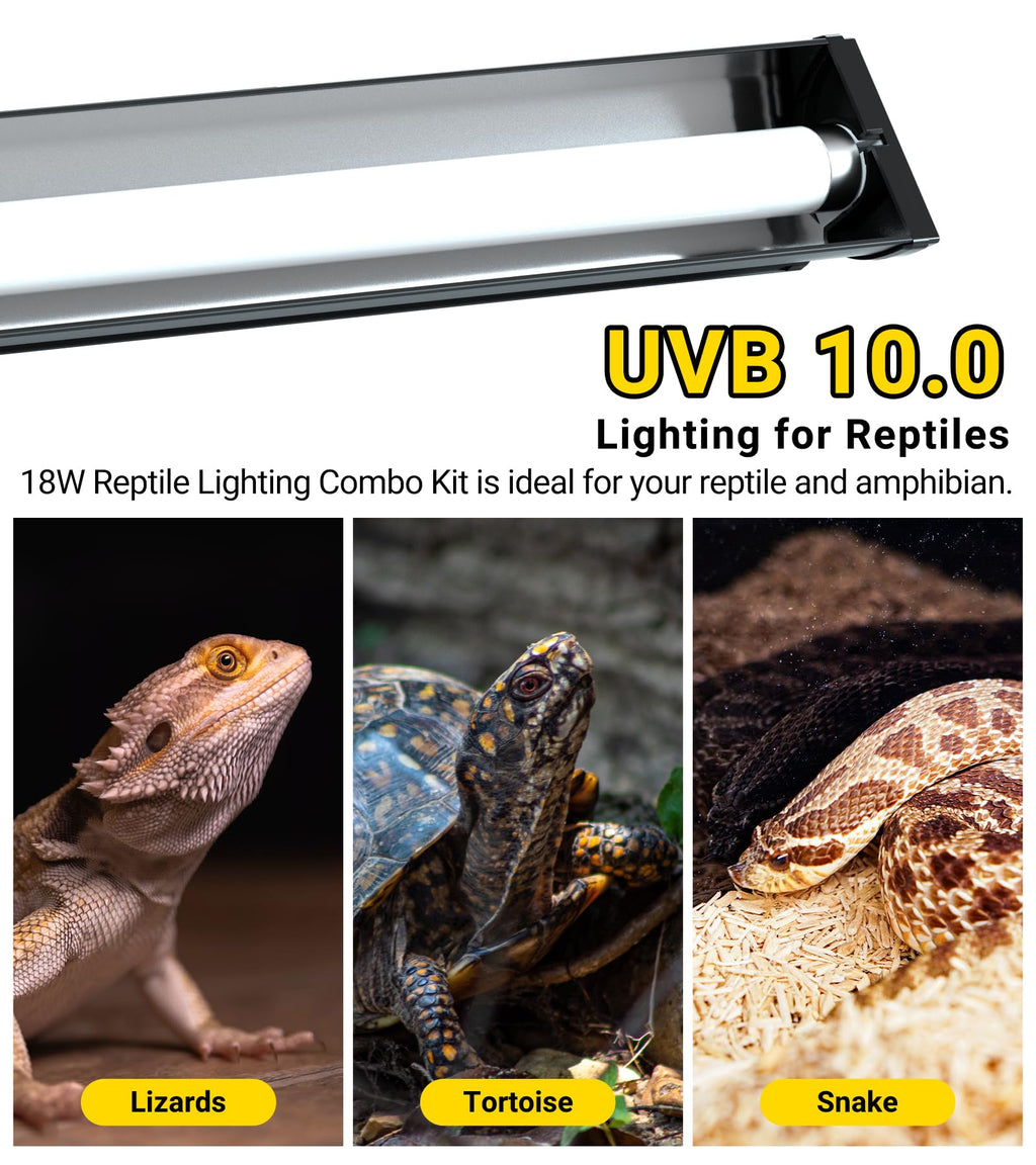 18W Reptile Lighting Combo Kit 24inch C834870