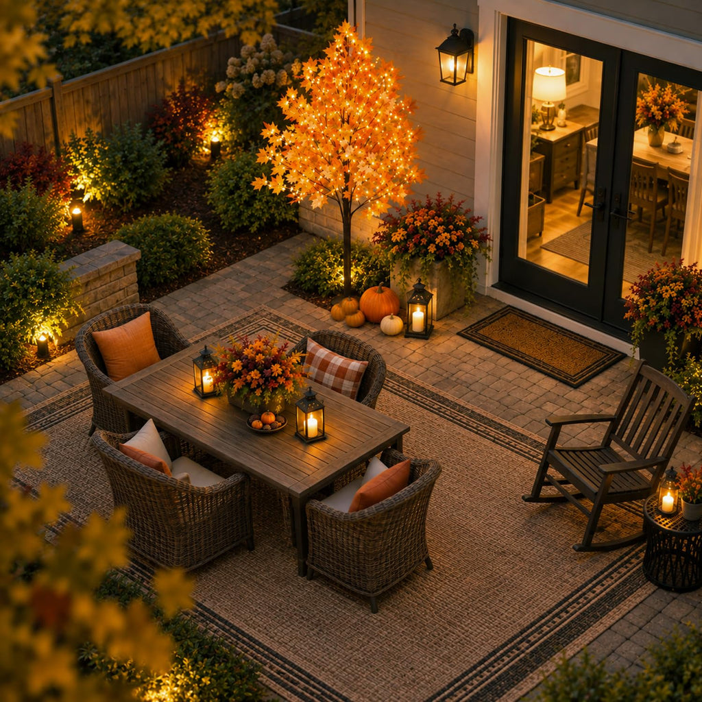 8FT Lighted Maple Tree B588580