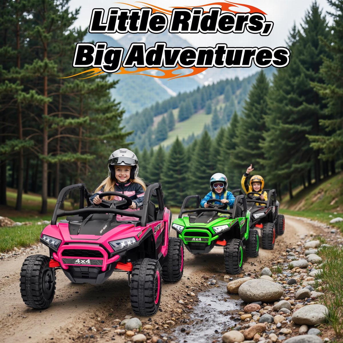24V 2 Seater 4X4 Off-Road UTV Ride on Car D626935
