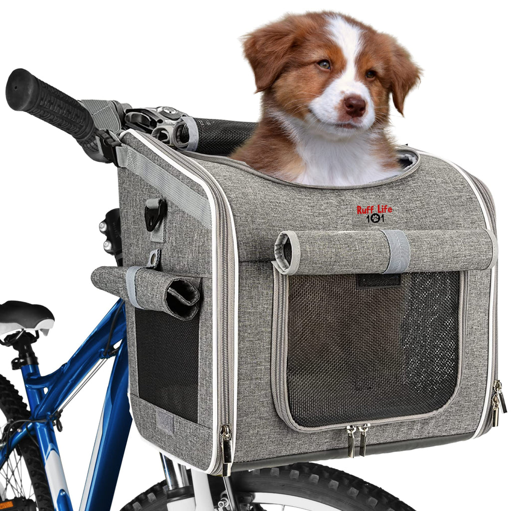 Expandable Reflective Pet Carrier Backpack with 4 Open Doors T62540