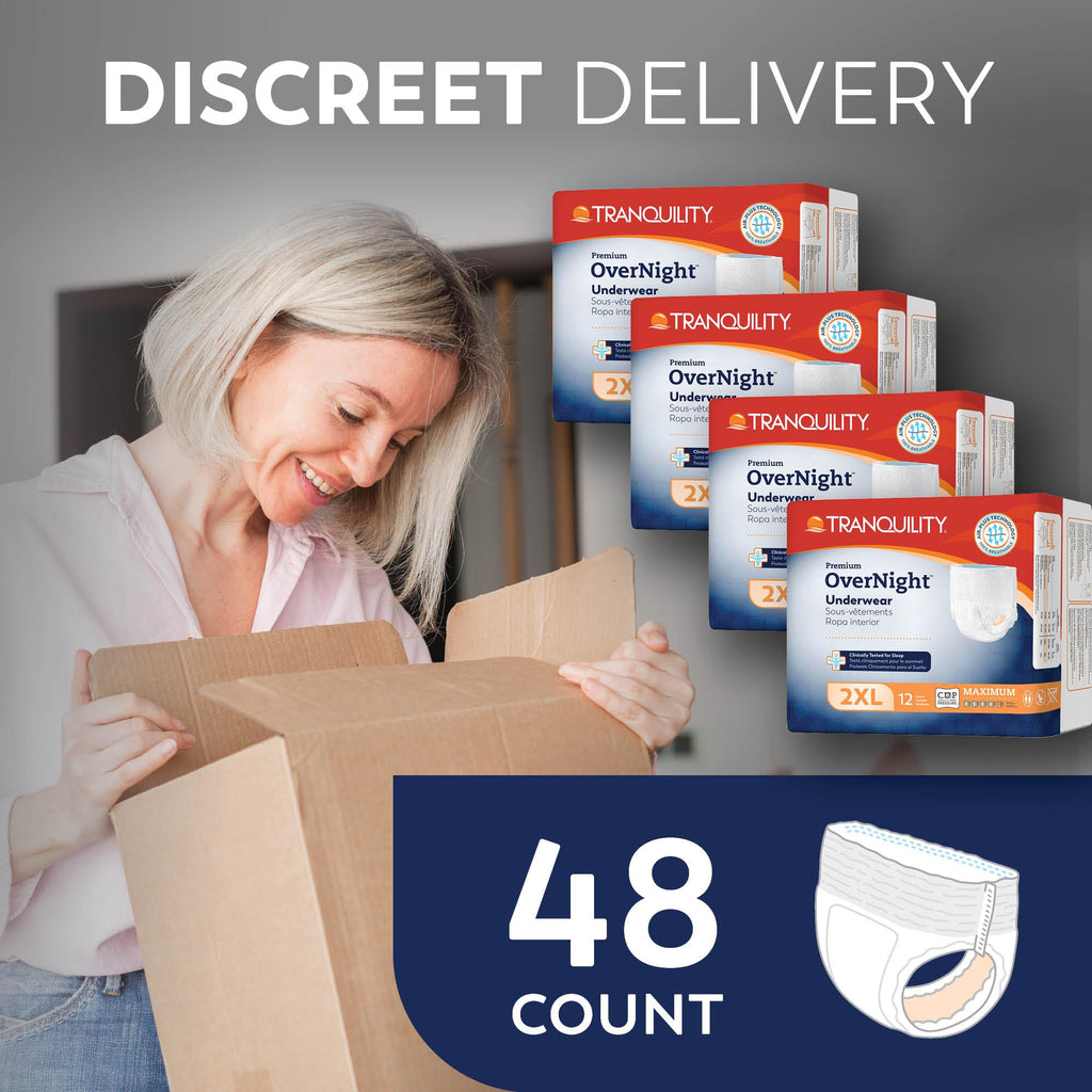 2XL Disposable Absorbent Underwear 48 Count Z50125
