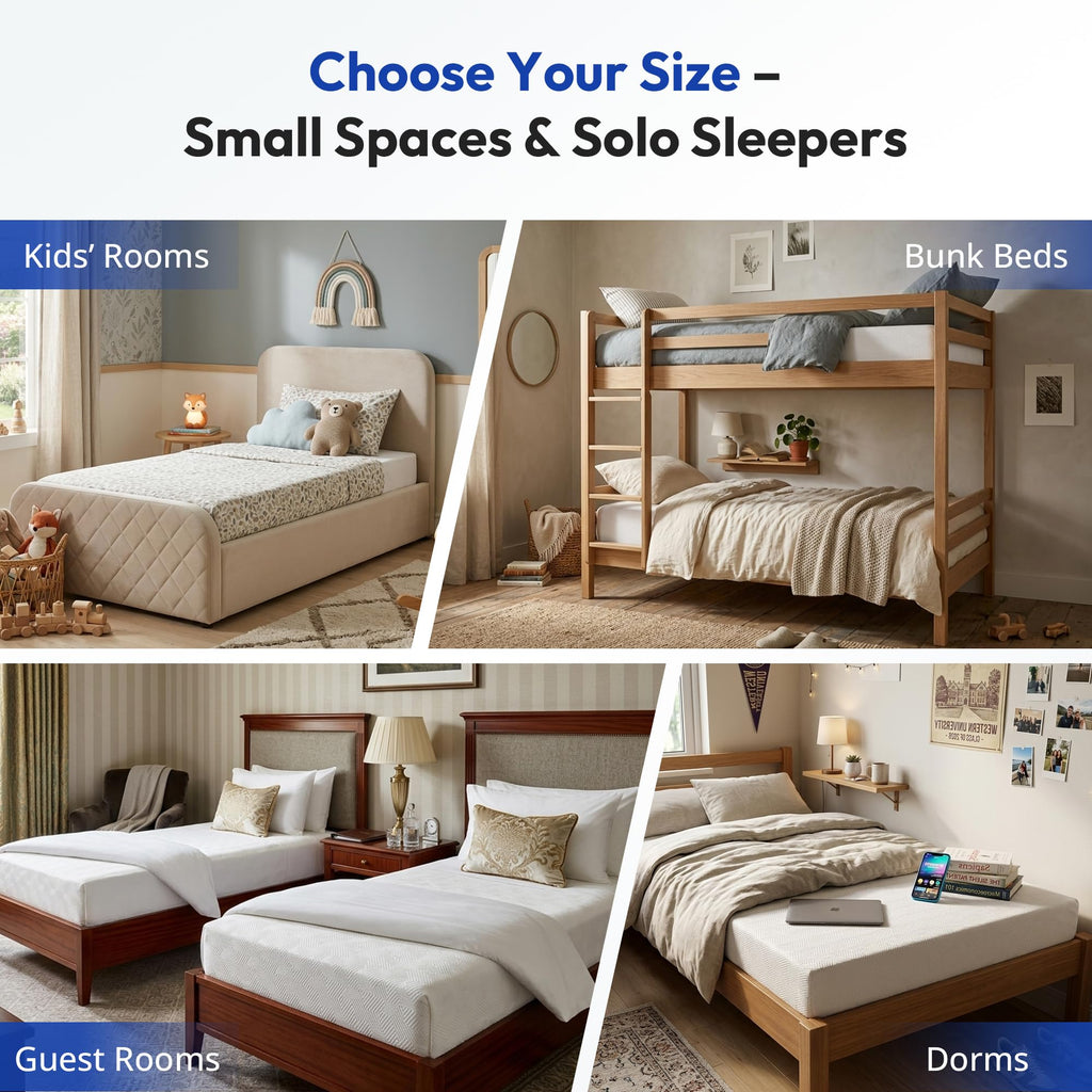 5 Inch Cooling Gel Memory Foam Twin Mattress L148
