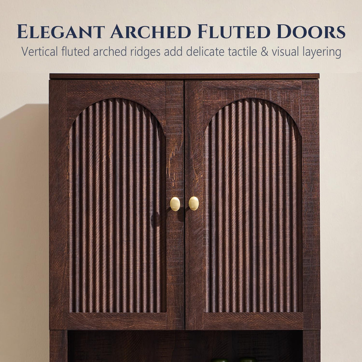 72" Over The Toilet Wooden Bathroom Storage Cabinet N804