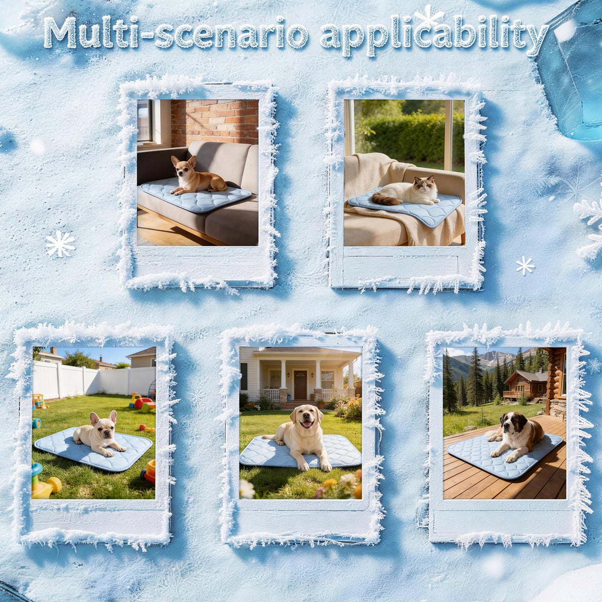 Ice Silk Waterproof Cooling Pet Mat V920