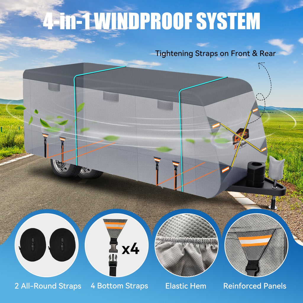 14-16 ft 8 Layers Heavy Duty RV Cover U40221