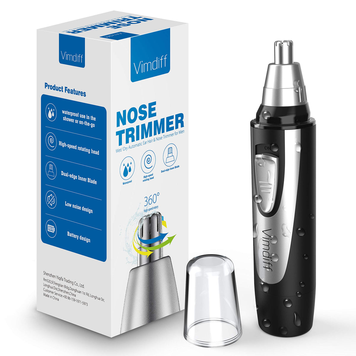 USB Rechargeable Waterproof Facial Hair Remover O405