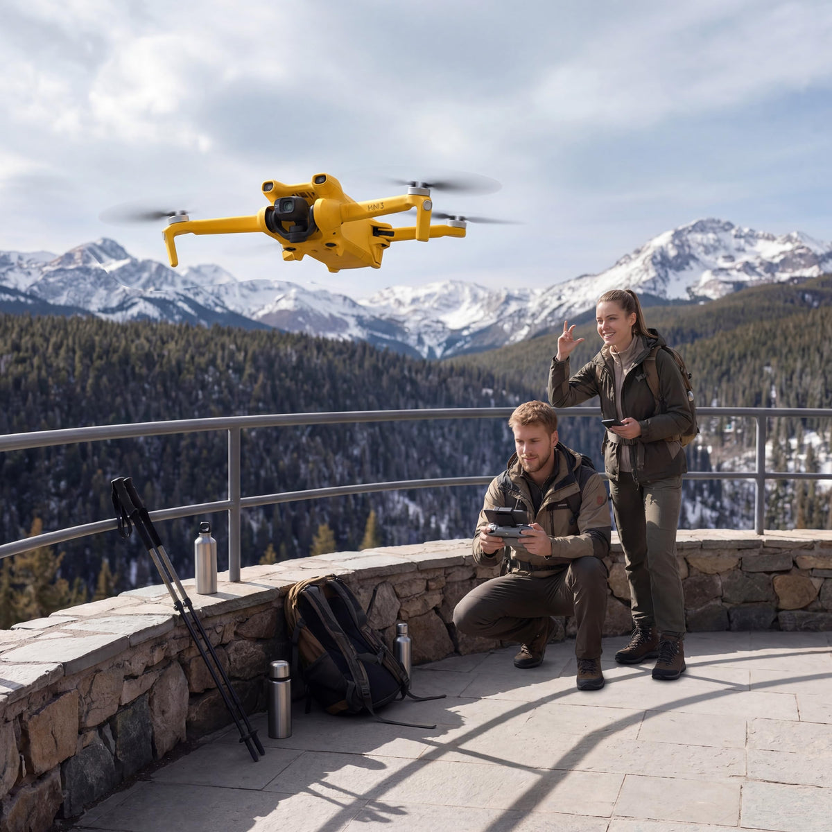 Mini Drone with 4K Video, 48MP Photo, 249 g, Obstacle Sensing Z101695
