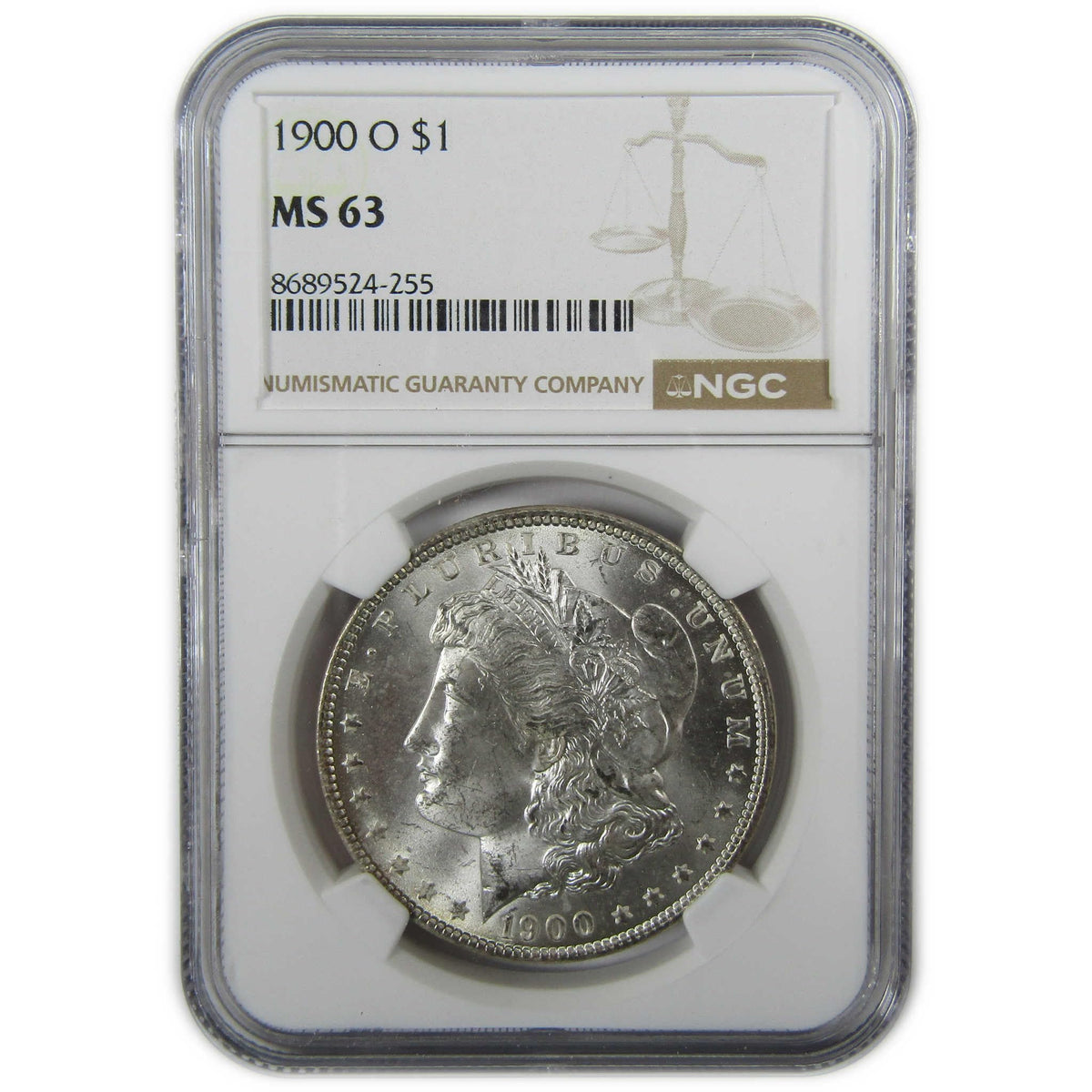 1900 O Morgan Silver Dollar MS 63 NGC Uncirculated $1 Coin E520718