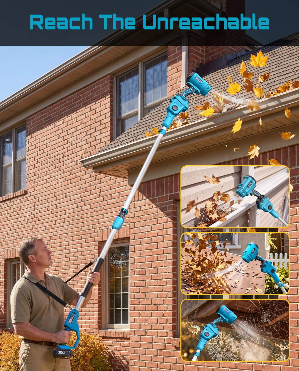 Cordless Leaf Blower 700CFM/200MPH R8051
