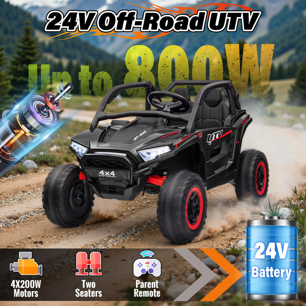24V 2 Seater 4X4 Off-Road UTV Ride on Car D626935