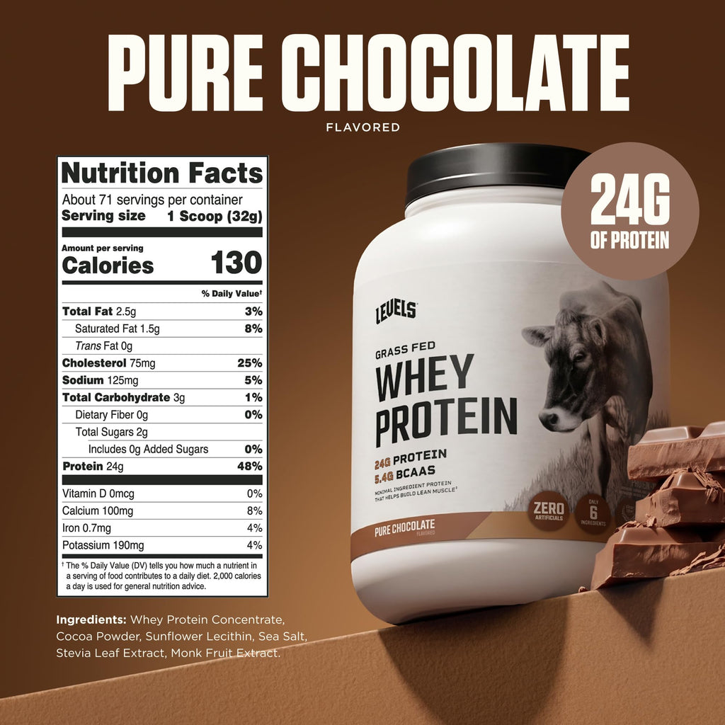 Whey Protein Powder Pure Chocolate 5LB Z4311